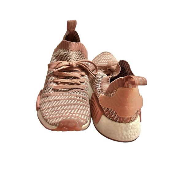 Adidas Womens NMD R1 Primeknit STLT Ash Pink Athletic Comfort Running Size 10 - Picture 5 of 8